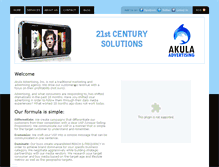 Tablet Screenshot of akulaadvertising.com